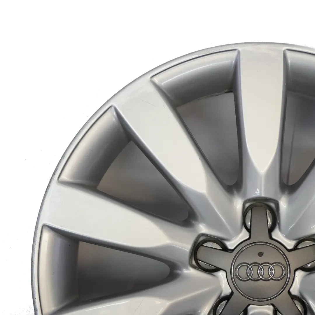 Alloy Wheel Rim 16" 7J ET34 10-Spoke to Audi A1 8X Silver with Part number 8X0601025G Audi A1 8X Silver Alloy Wheel Rim 16" 7J ET34 10-Spoke - SKU 8X0601025G-3 - Part number 8X0601025G