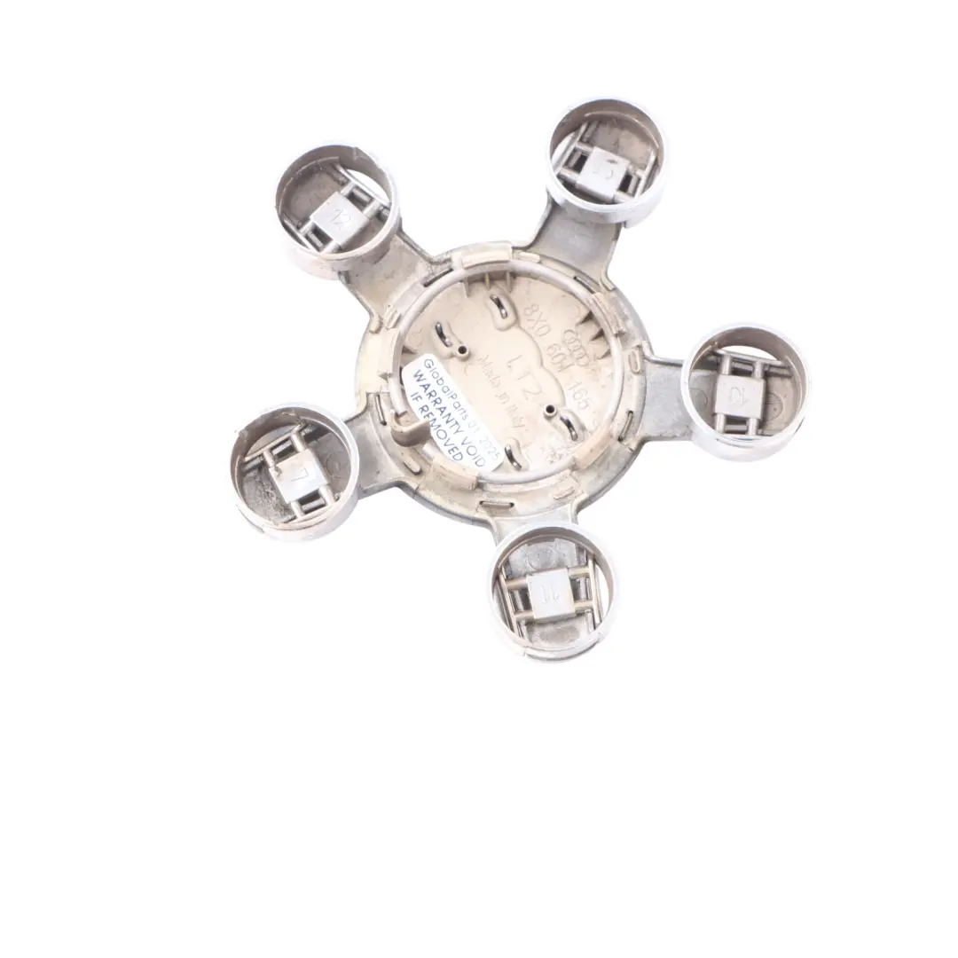 Hub Cap Centre Wheel Trim Cover Silver to Audi A1 8X with Part number 8X0601165 Audi A1 8X Hub Cap Centre Wheel Trim Cover Silver - SKU 8X0601165 - Part number 8X0601165