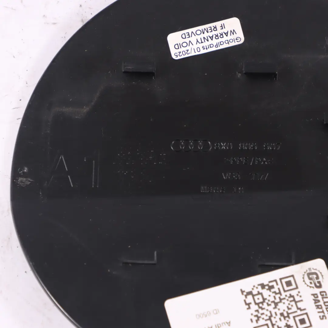  Couvercle trappe remplissage carburant Audi A1 8X Noir brillant - LY9B 8X0809907 - SKU 8X0809907-BBL - Numéro de pièce 8X0809907-BBL