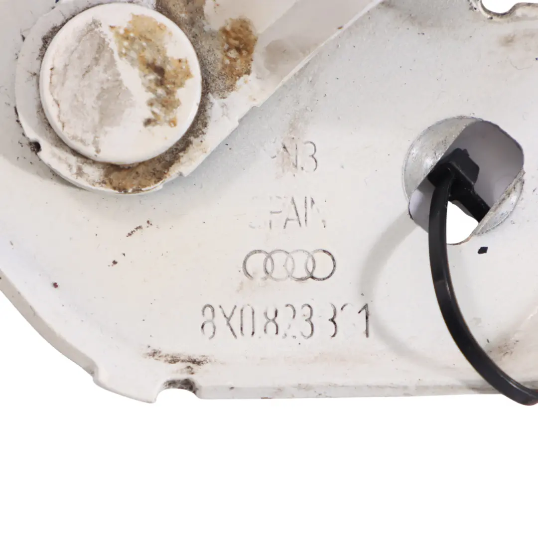 Audi A1 8X Bonnet Hood Hinge Left N/S Amalfi White - Y9K - SKU 8X0823301A-AWH - Part number 8X0823301A