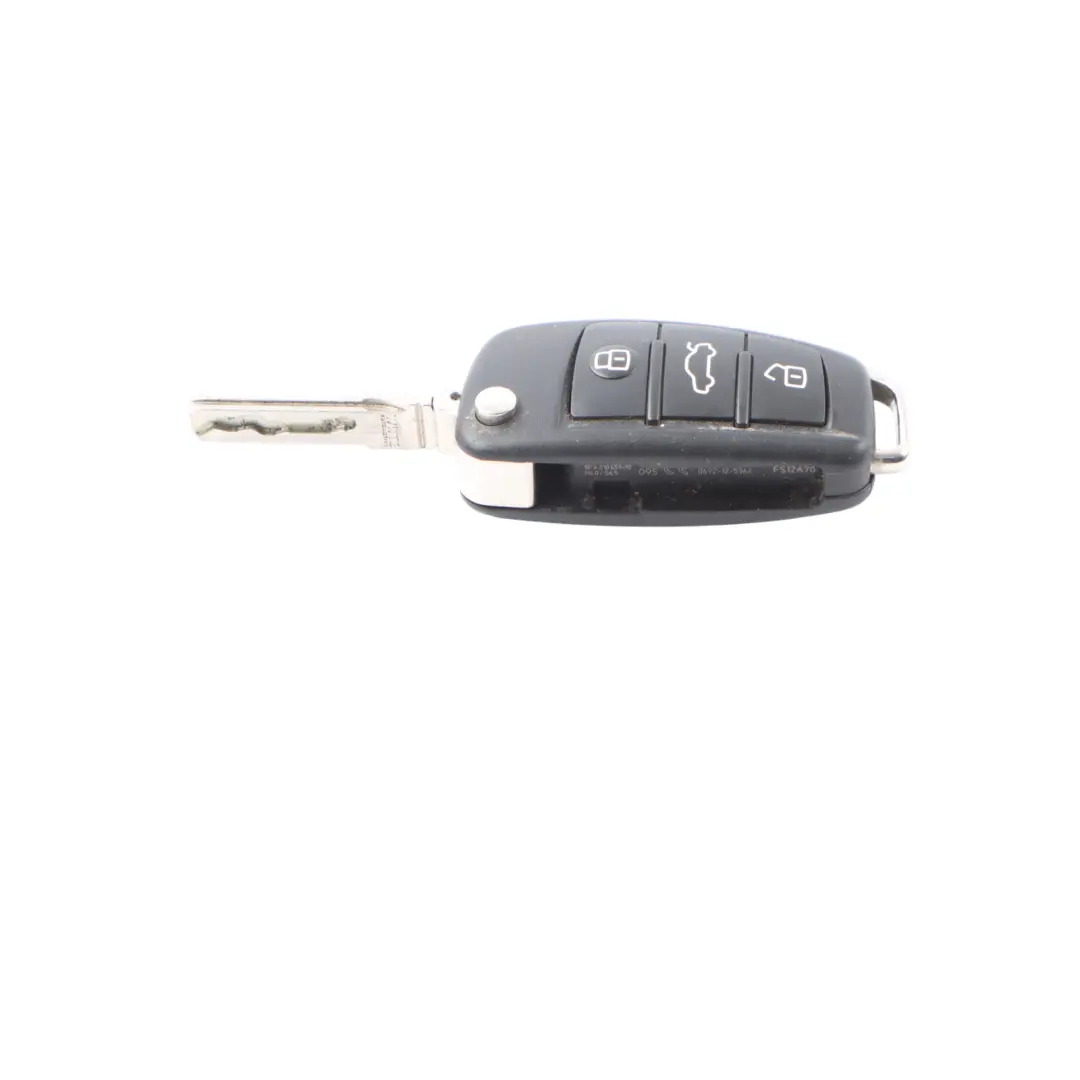 Flip Key Fob Fern Bedienung Taste 434 Mhz für Audi A1 S1 8X mit Teilenummer 8X0837220 Audi A1 S1 8X Flip Key Fob Fern Bedienung Taste 434 Mhz - SKU 8X0837220 - Teilenummer 8X0837220
