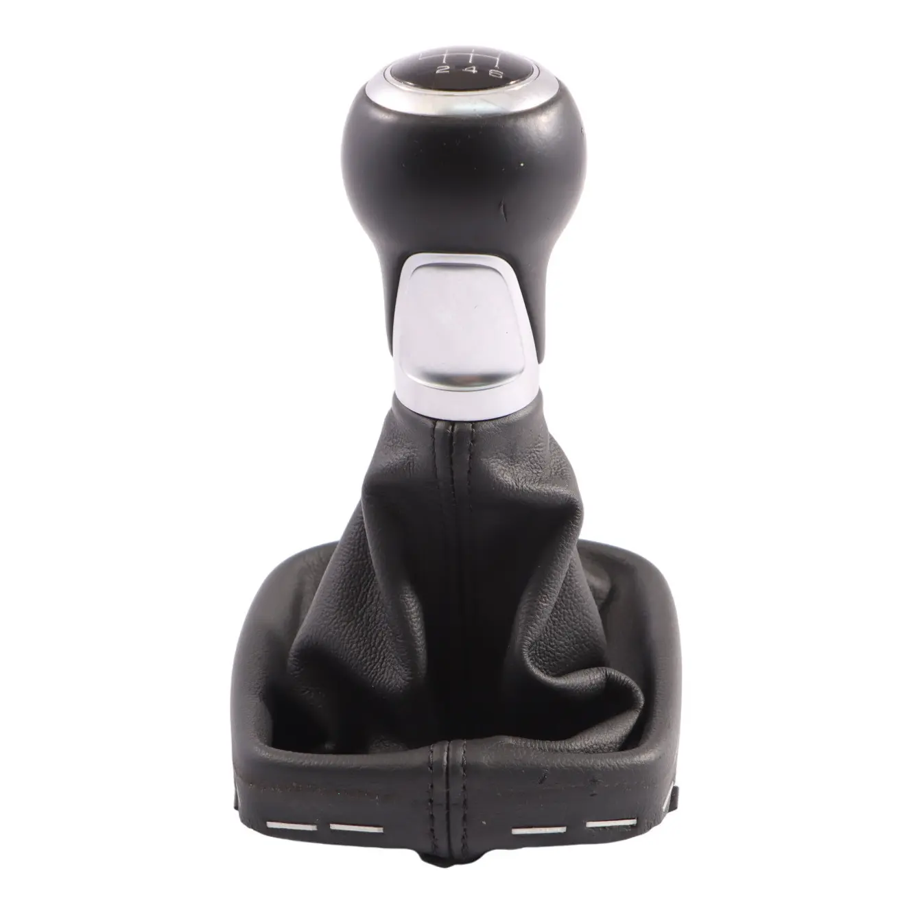 Audi A1 8X Manual Gearbox Gear Selector Lever Knob Leather Black 8X0863278A