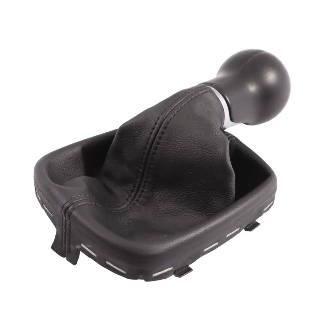 Audi A1 8X Cambio Manuale Pomello Leva Cambio In Pelle Nero - SKU 8X0863278A - Numero di parte 8X0863278A