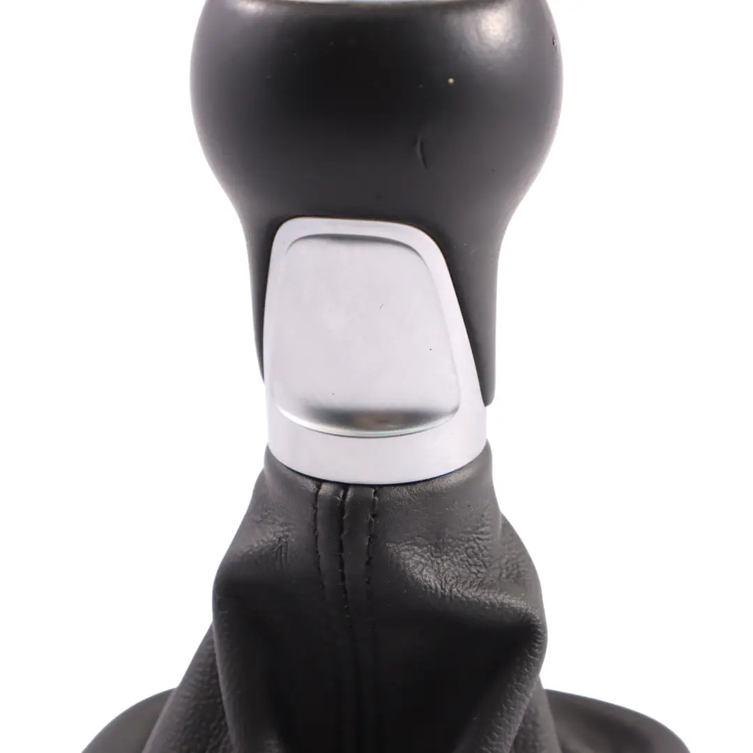 Audi A1 8X Manual Gearbox Gear Selector Lever Knob Leather Black - SKU 8X0863278A - Part number 8X0863278A