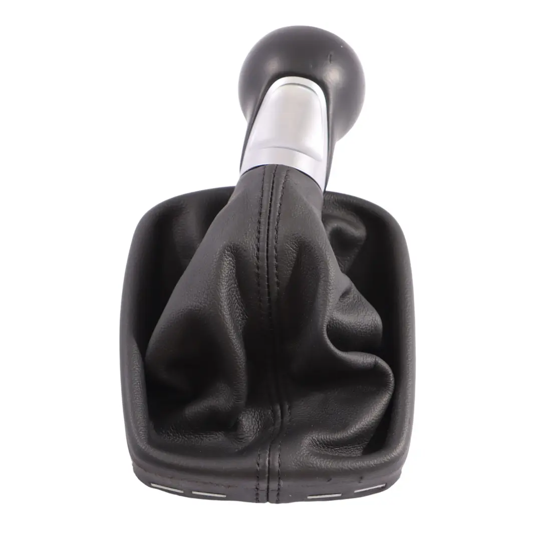 Audi A1 8X Manual Gearbox Gear Selector Lever Knob Leather Black - SKU 8X0863278A - Part number 8X0863278A