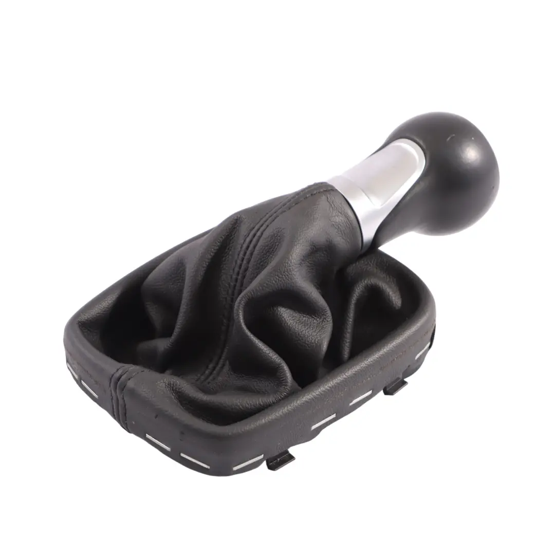 Audi A1 8X Schalt Getriebe Wähl Hebel Knopf Leder Schwarz - SKU 8X0863278A - Teilenummer 8X0863278A