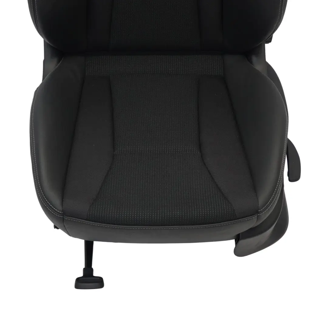 Audi A1 8X Siège Sport 3 Portes Avant Gauche Intérieur Demi-Cuir Soul Silver - SKU 8X0881805AB-1 - Numéro de pièce 8X0881805AB