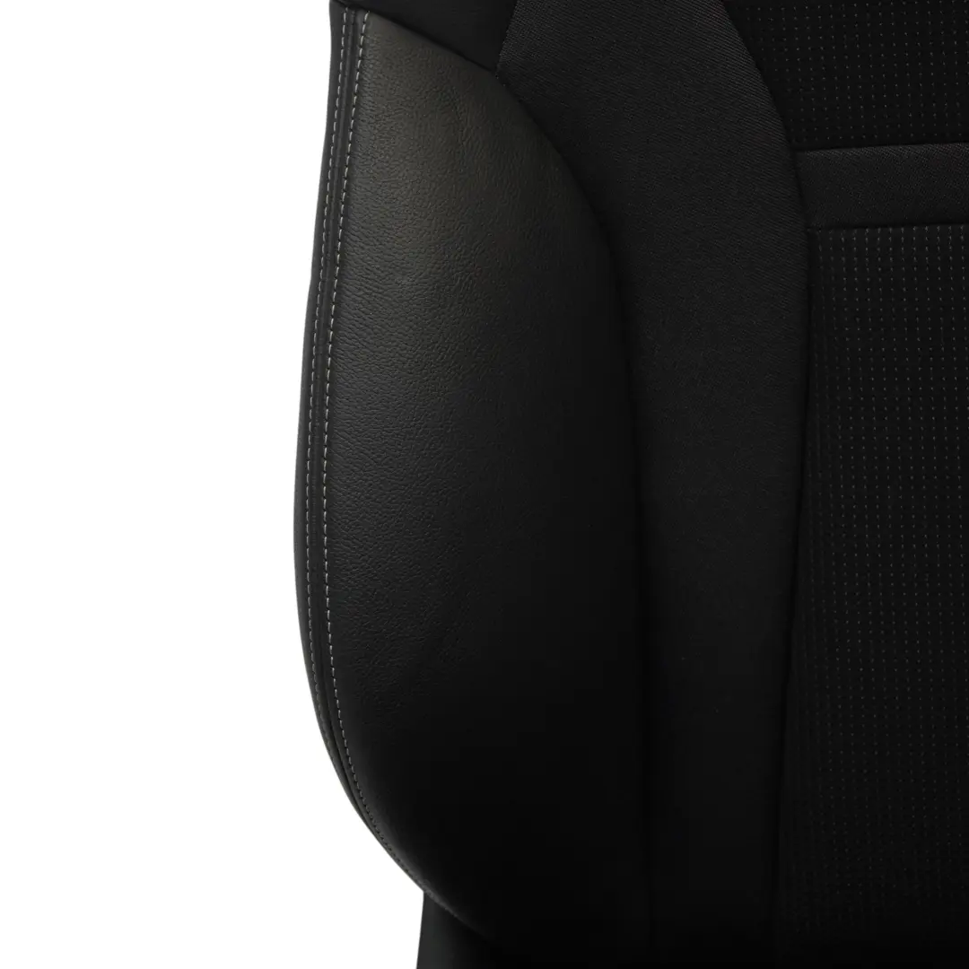 Audi A1 8X Siège Sport 3 Portes Avant Gauche Intérieur Demi-Cuir Soul Silver - SKU 8X0881805AB-1 - Numéro de pièce 8X0881805AB