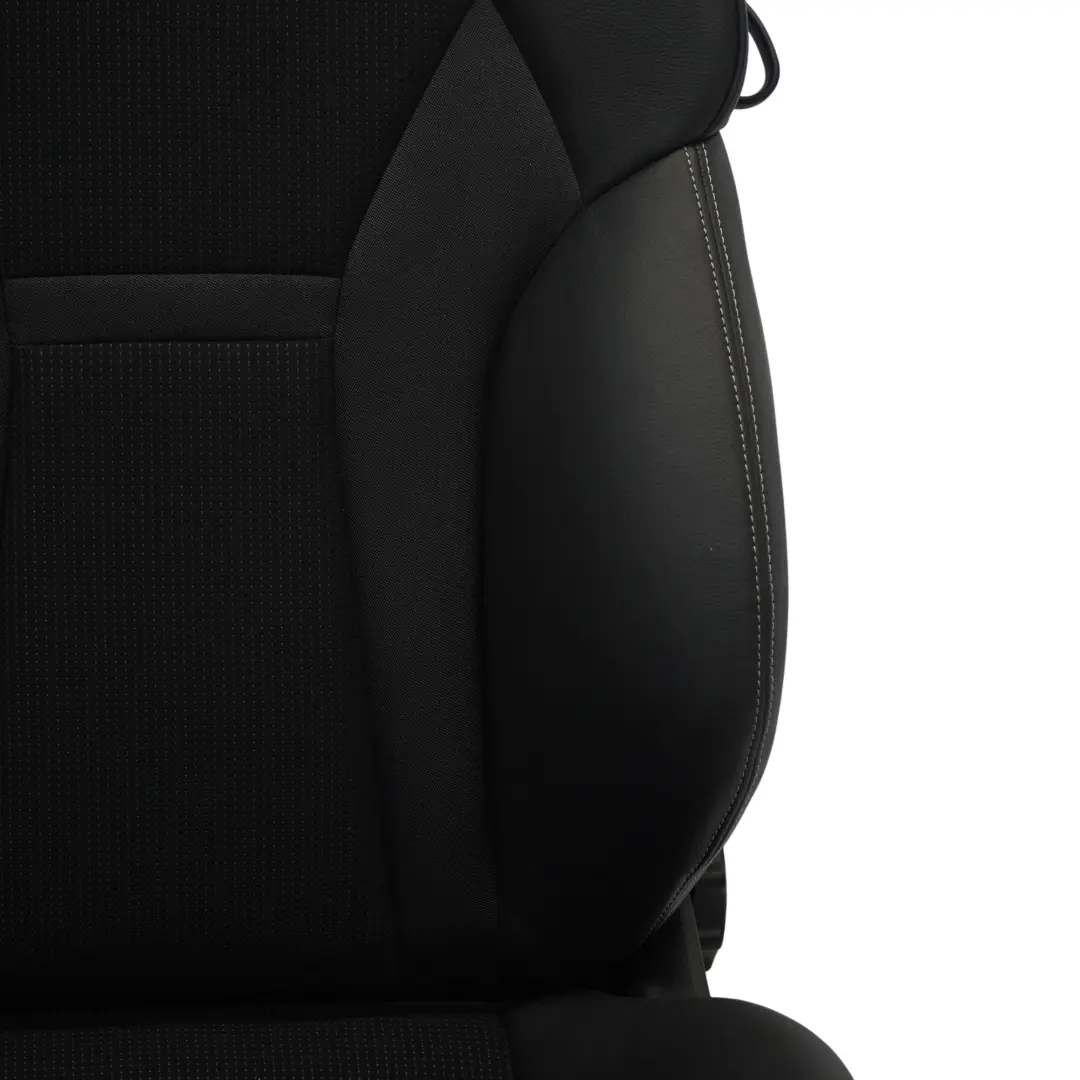 Audi A1 8X Siège Sport 3 Portes Avant Gauche Intérieur Demi-Cuir Soul Silver - SKU 8X0881805AB-1 - Numéro de pièce 8X0881805AB