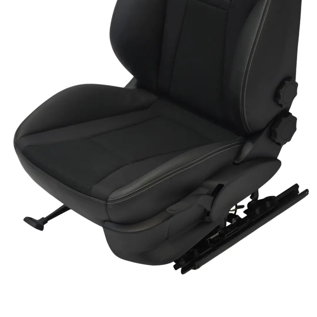 Audi A1 8X 3 Door Sport Seat Front Left N/S Interior Half Leather Soul Silver - SKU 8X0881805AB-1 - Part number 8X0881805AB