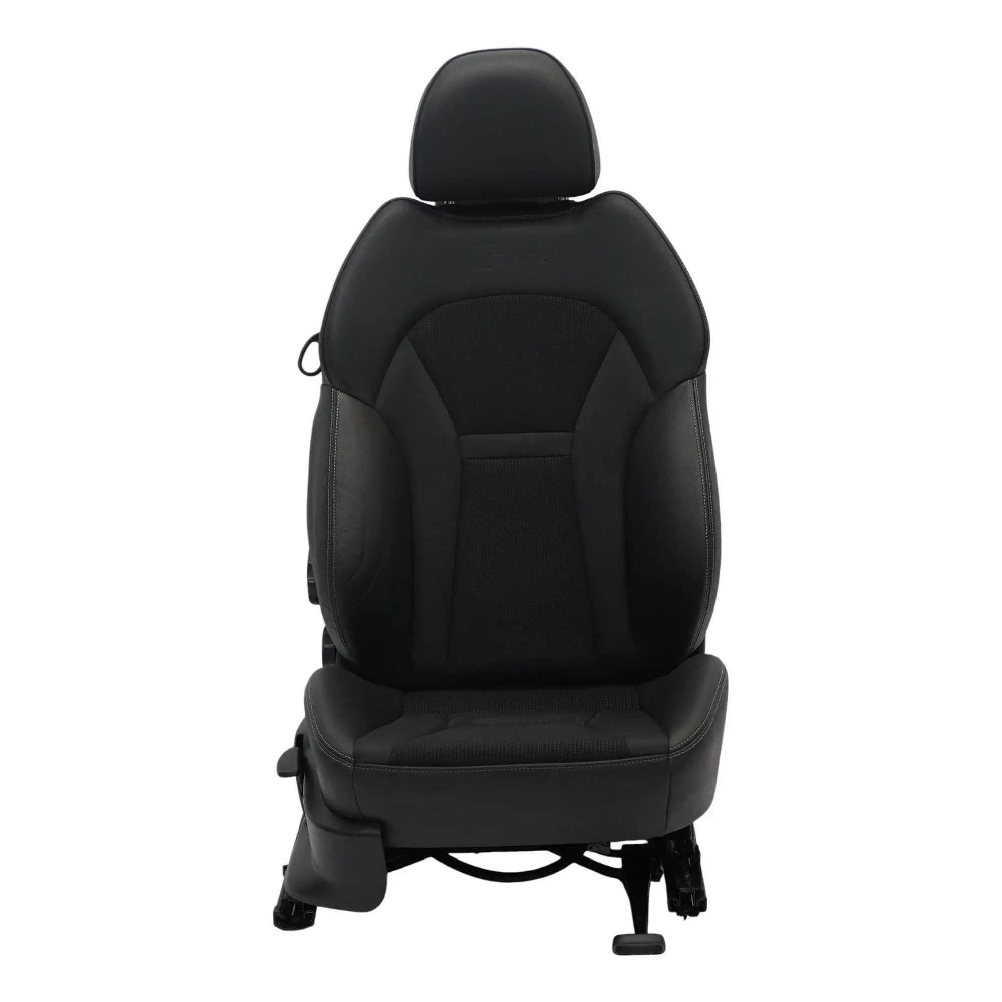 Audi A1 8X 3D Asientos Deportivos Delanteros Derechos Semi Cuero Soul Silver