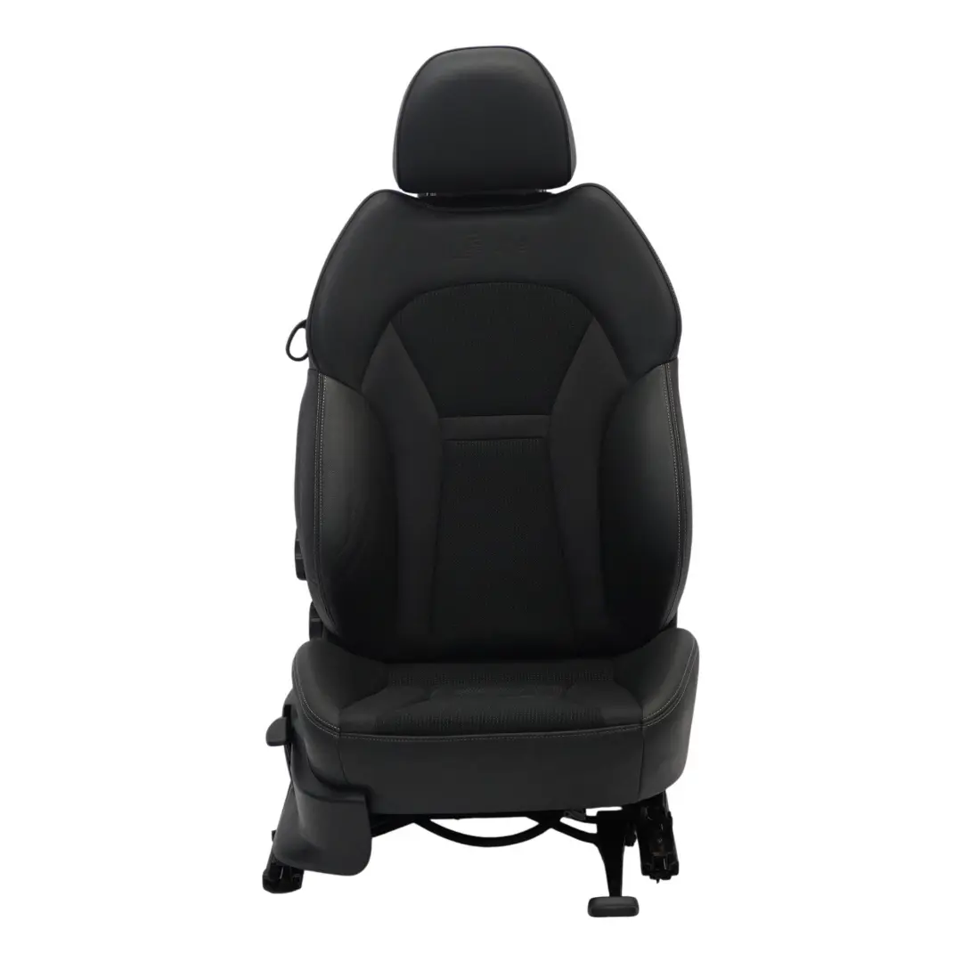 Audi A1 8X 3 Door Sport Seat Front Right O/S Interior Half Leather Soul Silver - SKU 8X0881806AB-2 - Part number 8X0881806AB