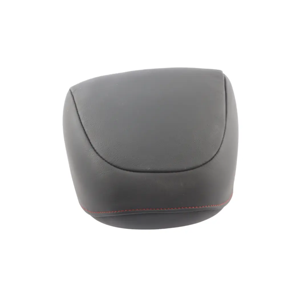 Audi A1 8X Seat Headrest Front Left Right N/O/S Black Leather Red Stitching - SKU 8X0881901A - Part number 8X0881901A