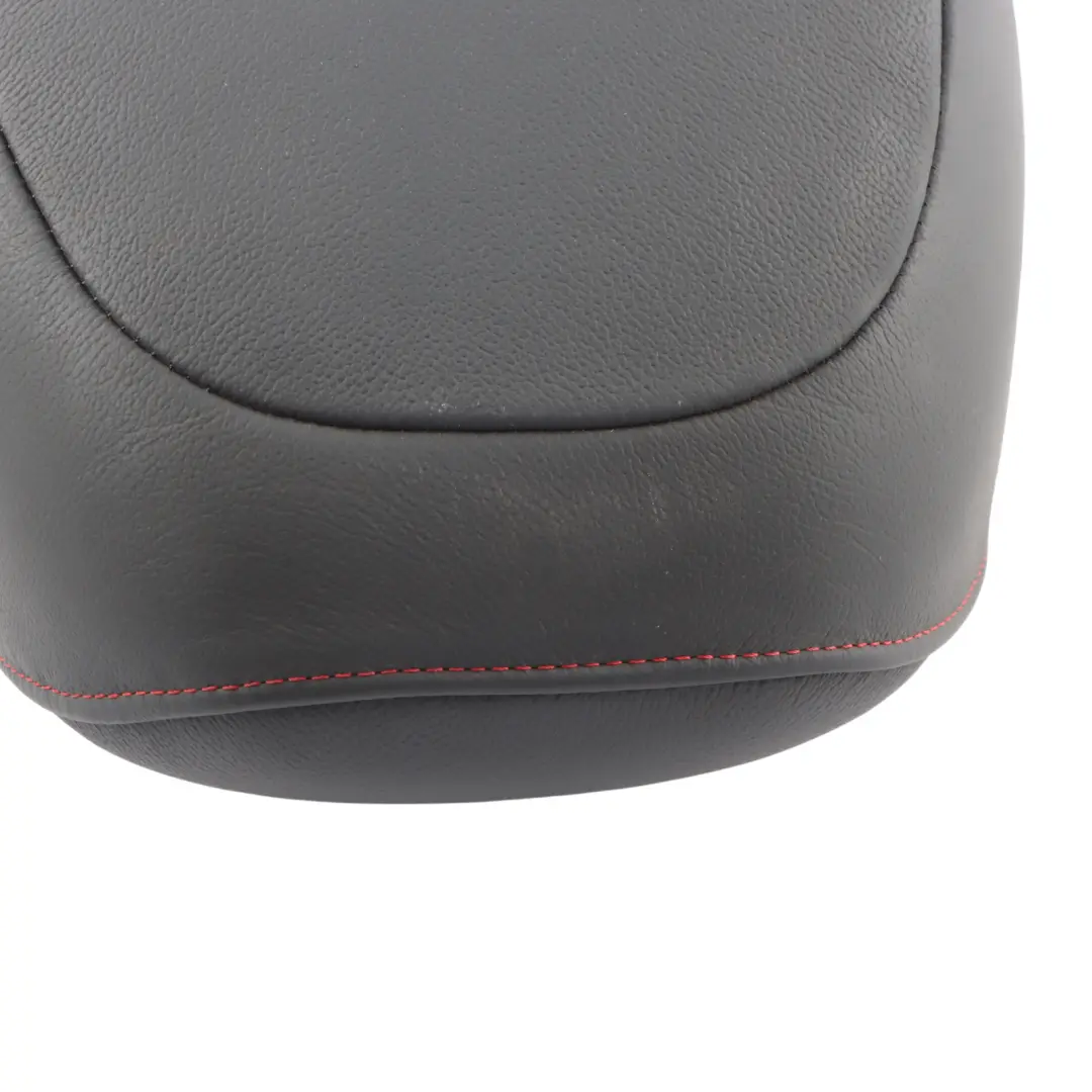 Audi A1 8X Seat Headrest Front Left Right N/O/S Black Leather Red Stitching - SKU 8X0881901A - Part number 8X0881901A