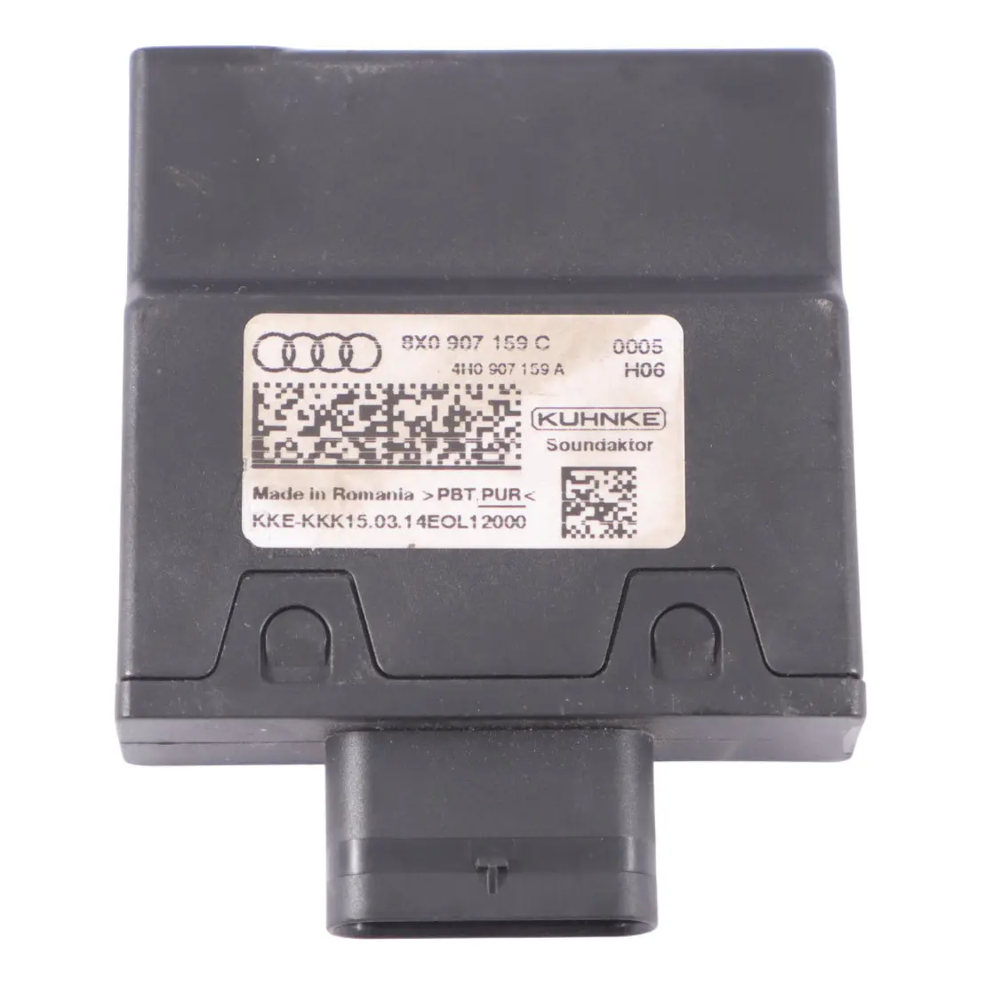 Audi A1 8X Module de commande d'actionneur de bruit d'impact 8X0907159C
