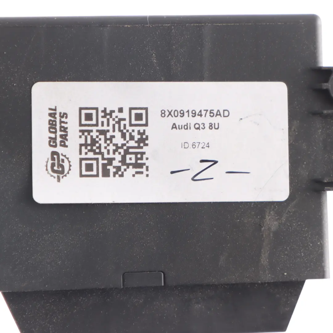 Parking Assistant Control Unit Module to Audi Q3 8U with Part number 8X0919475AD Audi Q3 8U Parking Assistant Control Unit Module - SKU 8X0919475AD - Part number 8X0919475AD