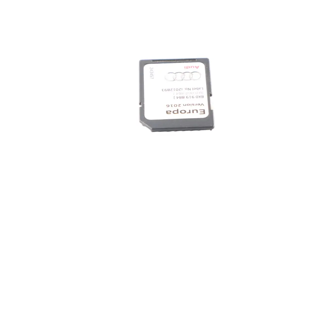 Audi Universal SD Card Map Pilot Navigation Europe 2016 - SKU 8X0919884J - Part number 8X0919884J