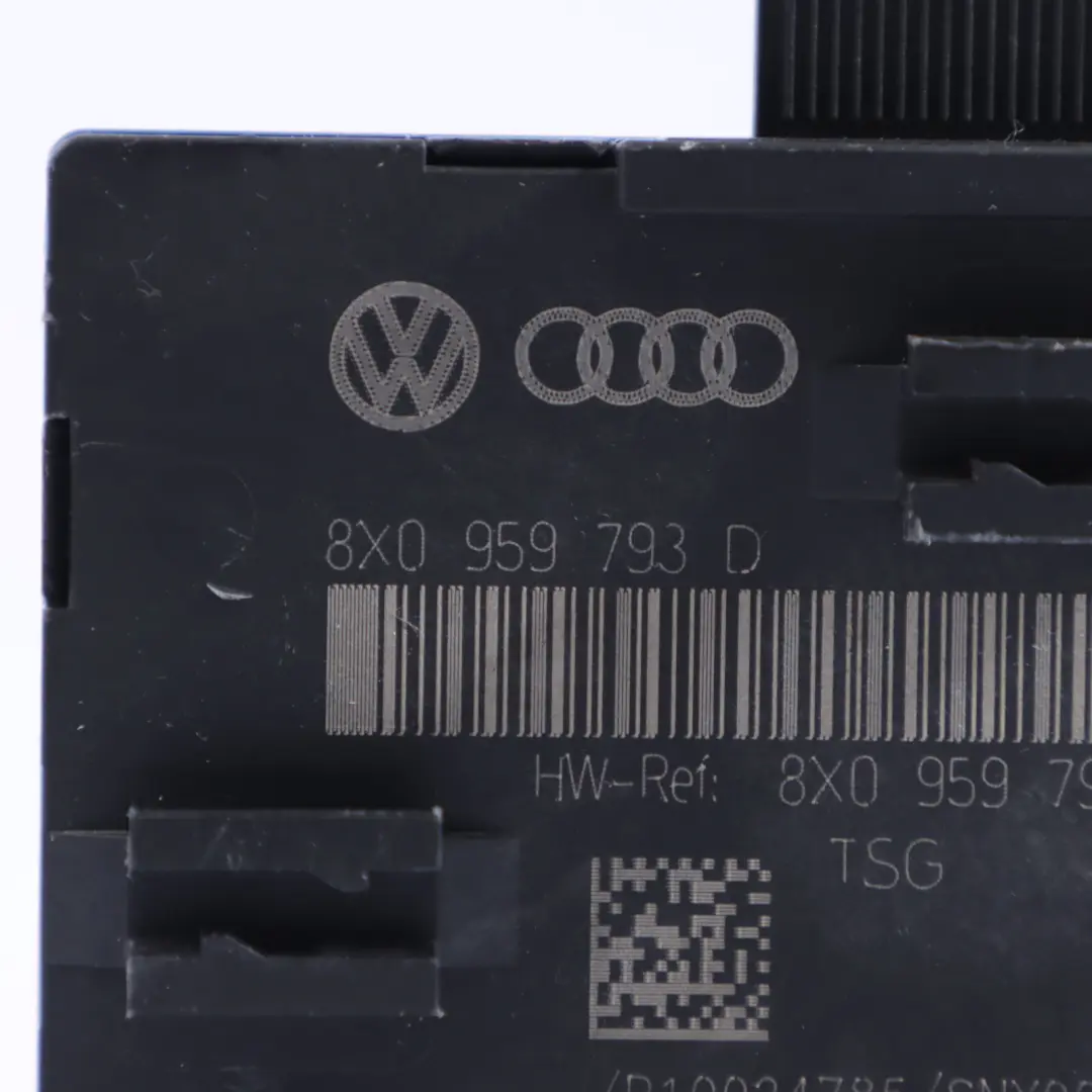 Audi A1 8X Module Commande Avant Module Porte Côté Conducteur ECU - SKU 8X0959793D - Numéro de pièce 8X0959793D