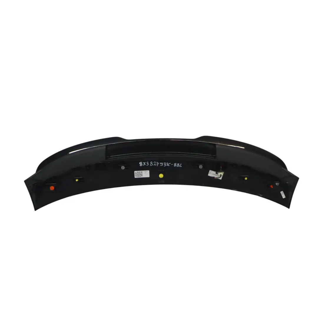 Audi A1 8X Spoiler portellone bagagliaio nero brillante Y9B - SKU 8X3827933C-BBL - Numero di parte 8X3827933C