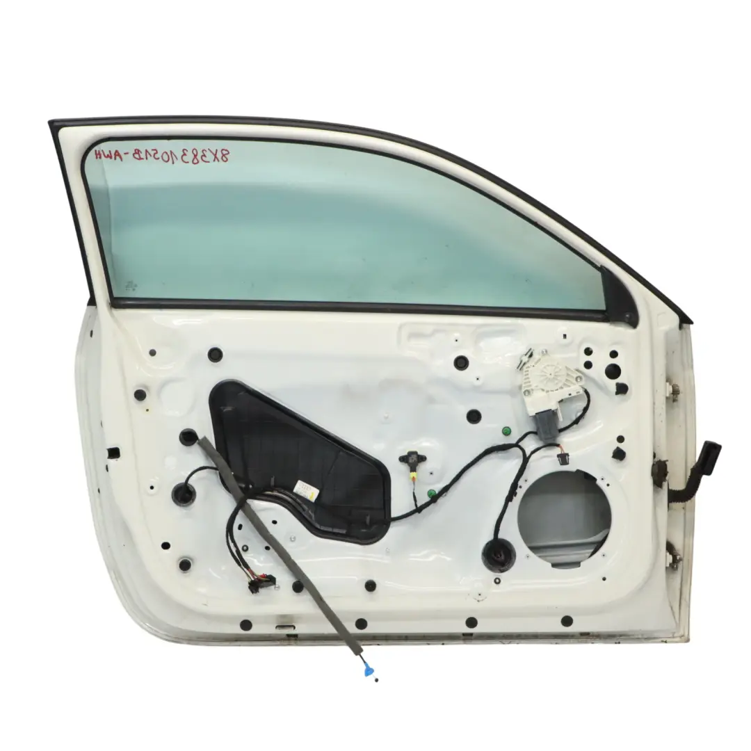 Audi A1 8X Door Front Left N/S Covering Panel Amalfi White - Y9K - SKU 8X3831051B-AWH - Part number 8X3831051B