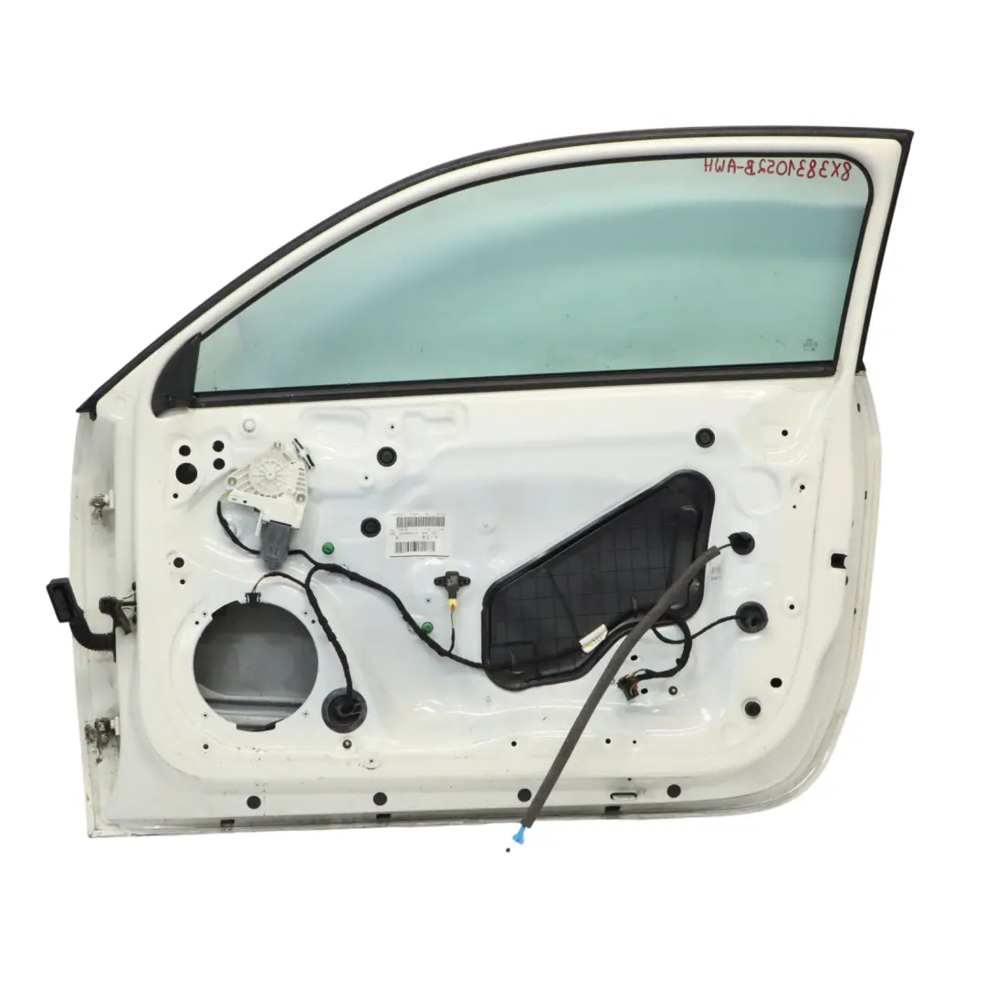 Audi A1 8X Panneau De Recouvrement De Porte Avant Droite Blanc Amalfi - Y9K - SKU 8X3831052B-AWH - Numéro de pièce 8X3831052B