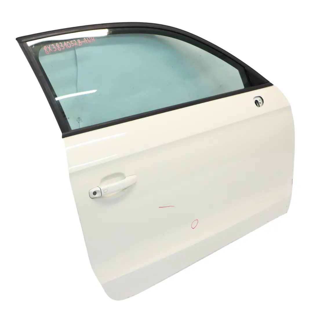 Audi A1 8X Panneau De Recouvrement De Porte Avant Droite Blanc Amalfi - Y9K - SKU 8X3831052B-AWH - Numéro de pièce 8X3831052B