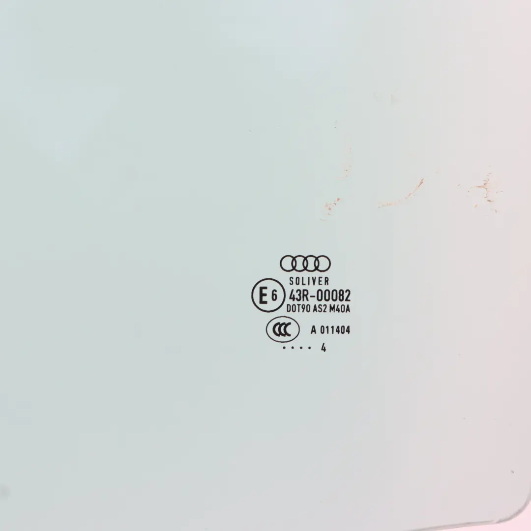 Audi A1 8X 3 Porte Vetro Laterale Anteriore Sinistro AS2 - SKU 8X3845201 - Numero di parte 8X3845201