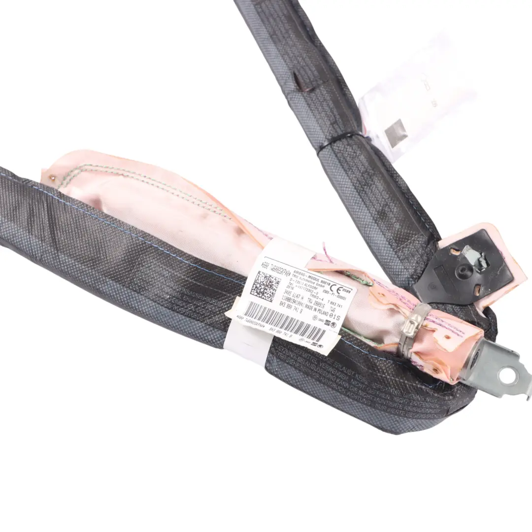 Audi A1 8X Module d'air de rideau de toit garniture pavillon gauche - SKU 8X3880741B - Numéro de pièce 8X3880741B