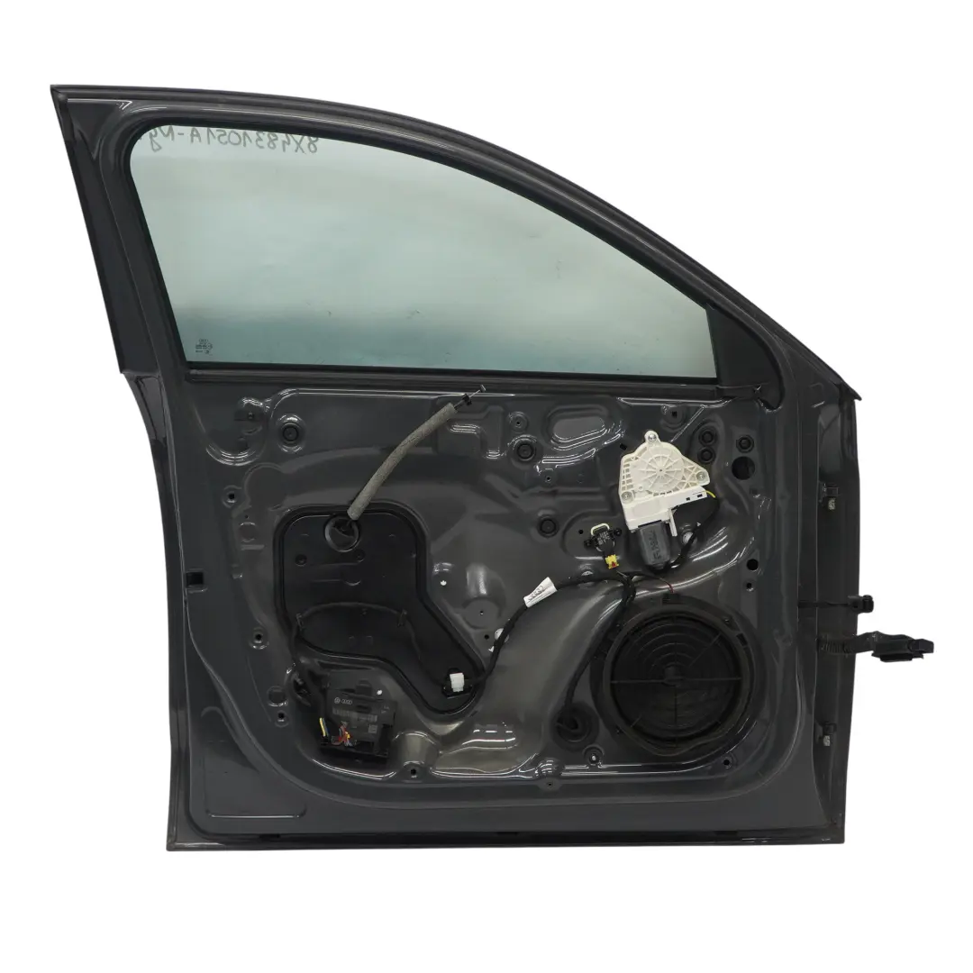 Audi A1 8X Door Front Left N/S Nano Grey Metallic - X7M - SKU 8X4831051A-NGR - Part number 8X4831051A