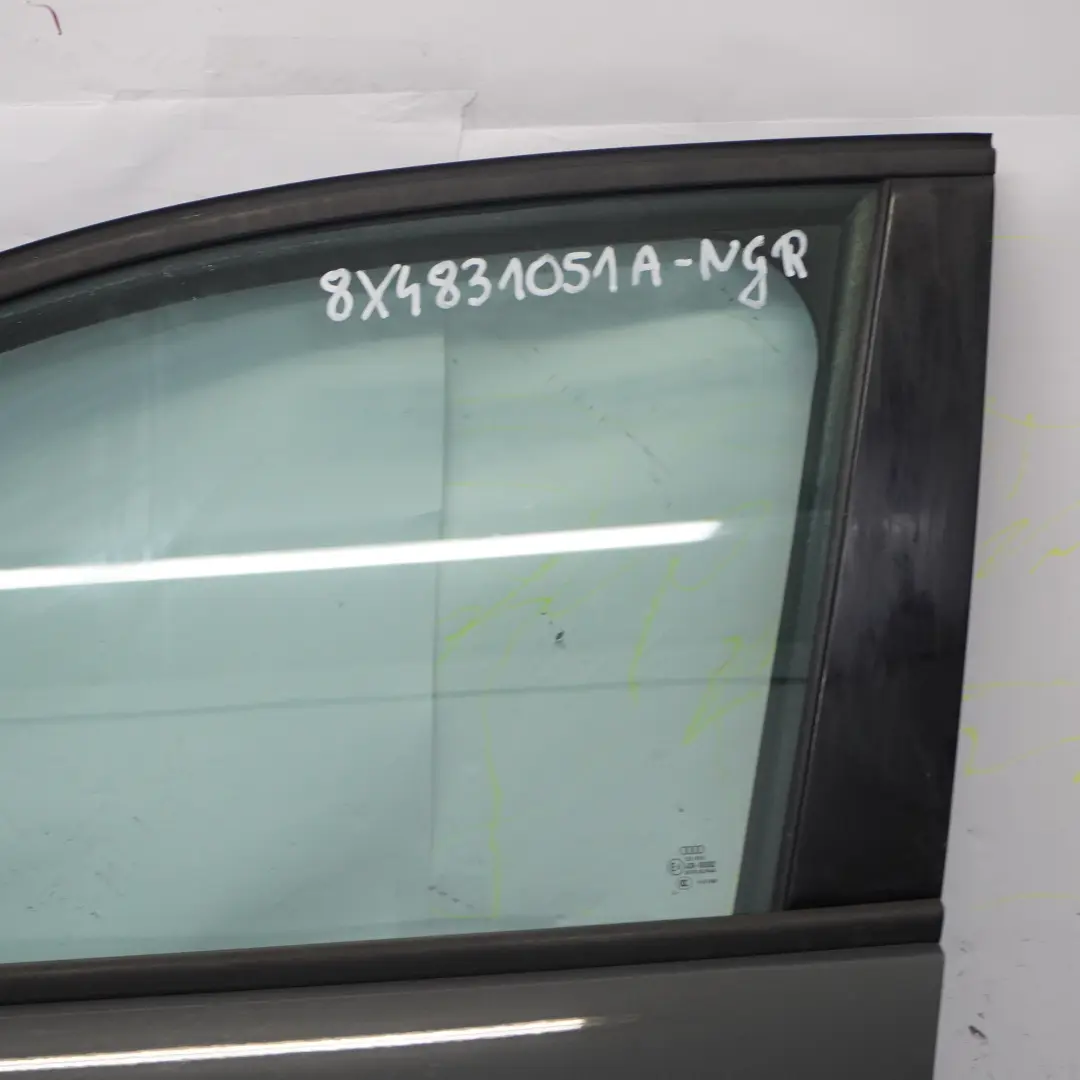 Audi A1 8X Door Front Left N/S Nano Grey Metallic - X7M - SKU 8X4831051A-NGR - Part number 8X4831051A
