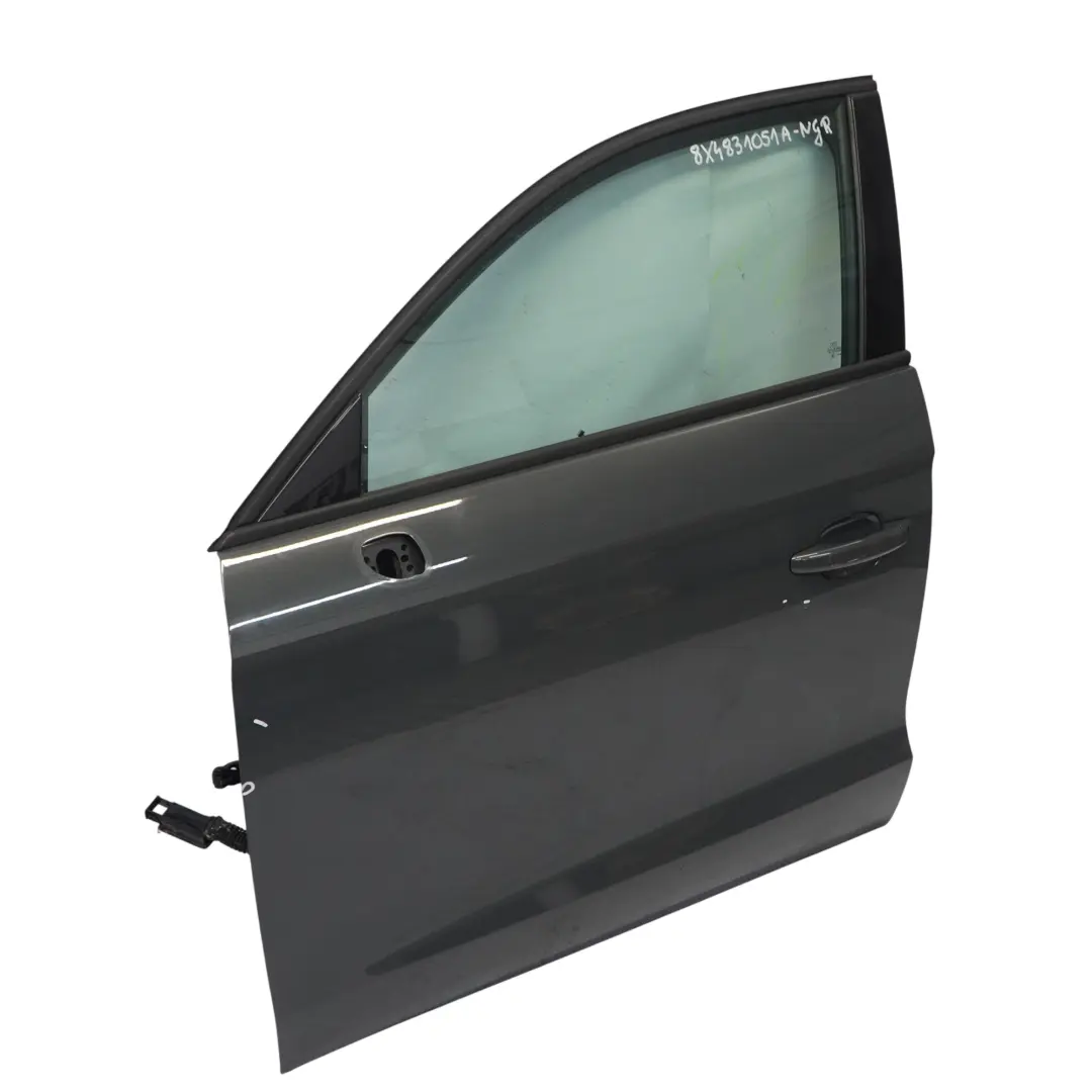 Audi A1 8X Door Front Left N/S Nano Grey Metallic - X7M - SKU 8X4831051A-NGR - Part number 8X4831051A