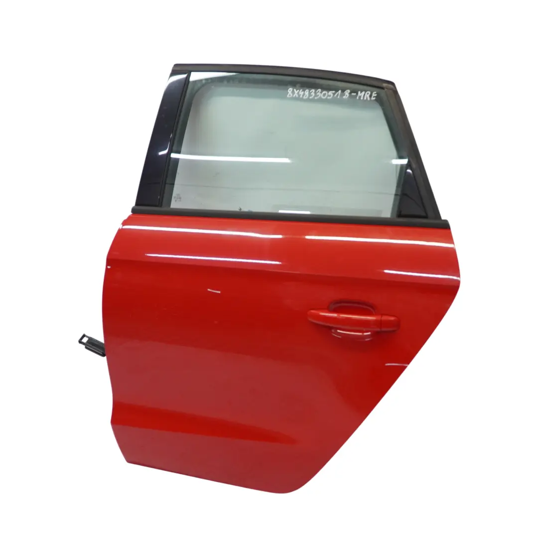 Audi A1 8X Rear Door Left N/S Misano Red Pearl - Z3M - SKU 8X4833051B-MRE - Part number 8X4833051B