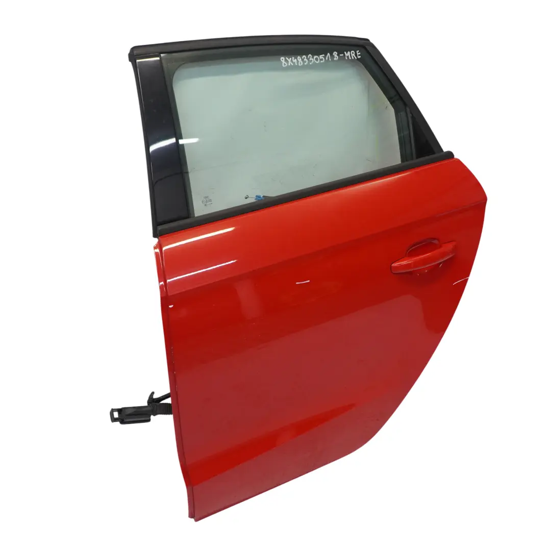Audi A1 8X Rear Door Left N/S Misano Red Pearl - Z3M - SKU 8X4833051B-MRE - Part number 8X4833051B