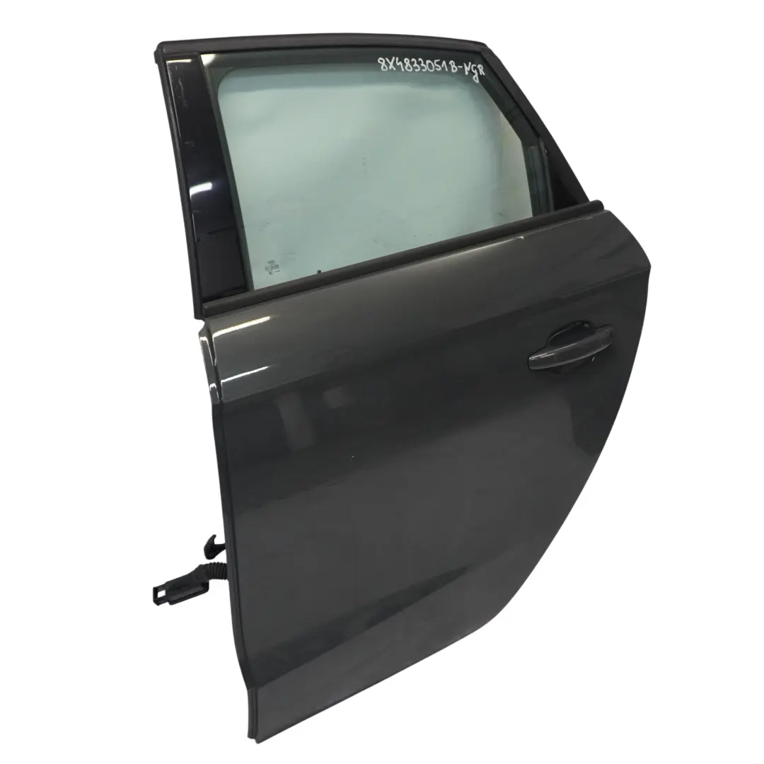 Audi A1 8X Rear Door Left N/S Nano Grey Metallic - X7M - SKU 8X4833051B-NGR - Part number 8X4833051B