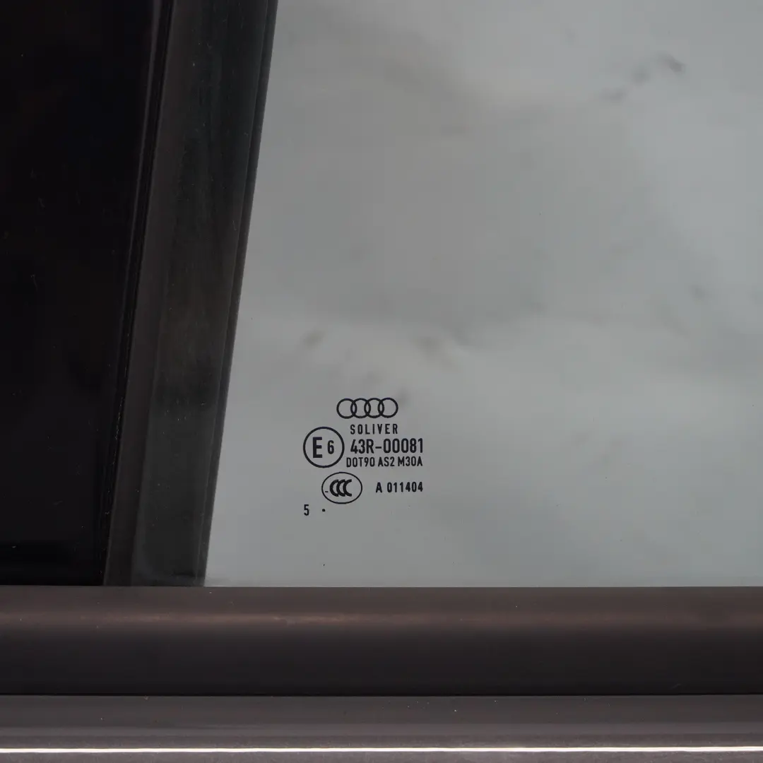 Audi A1 8X Rear Door Left N/S Nano Grey Metallic - X7M - SKU 8X4833051B-NGR - Part number 8X4833051B