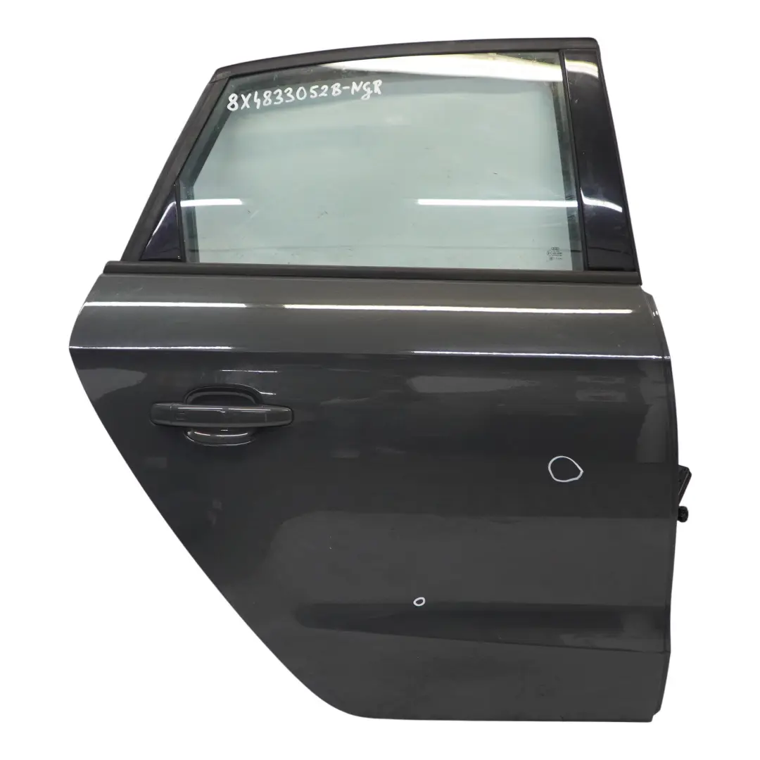 Door Rear Right O/S Nano Grey Metallic - X7M to Audi A1 8X with Part number 8X4833052B Audi A1 8X Door Rear Right O/S Nano Grey Metallic - X7M - SKU 8X4833052B-NGR - Part number 8X4833052B
