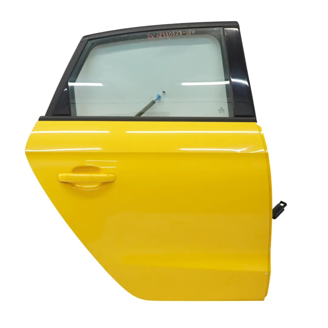Door Rear Right O/S Covering Panel Vegas Yellow - Z1A Audi A1 8X - SKU 8X4833052B-VEY - Part number 8X4833052B