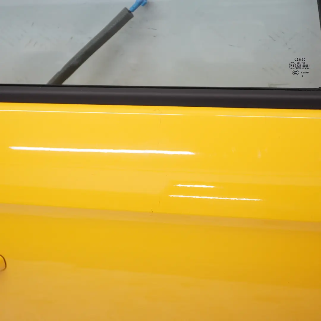 Door Rear Right O/S Covering Panel Vegas Yellow - Z1A Audi A1 8X - SKU 8X4833052B-VEY - Part number 8X4833052B