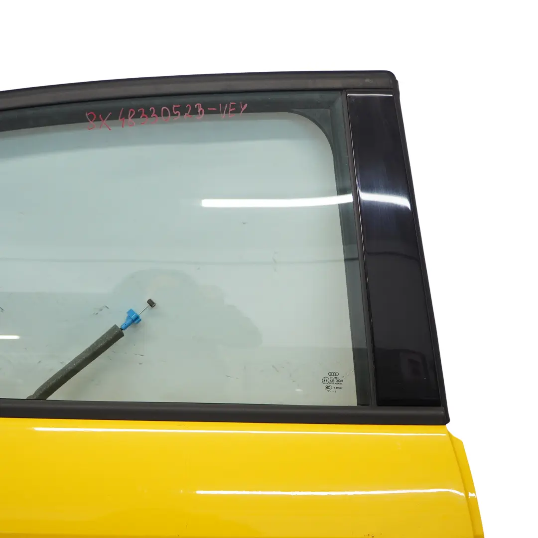Door Rear Right O/S Covering Panel Vegas Yellow - Z1A Audi A1 8X - SKU 8X4833052B-VEY - Part number 8X4833052B