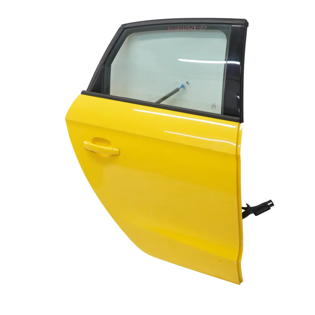 Door Rear Right O/S Covering Panel Vegas Yellow - Z1A to Audi A1 8X with Part number 8X4833052B Audi A1 8X Door Rear Right O/S Covering Panel Vegas Yellow - Z1A - SKU 8X4833052B-VEY - Part number 8X4833052B