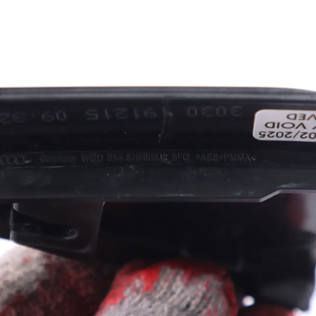 Audi A1 8X Dreieck Abdeckung Trim Hintere Tür Links Interieur Schwarz - SKU 8X4839903 - Teilenummer 8X4839903