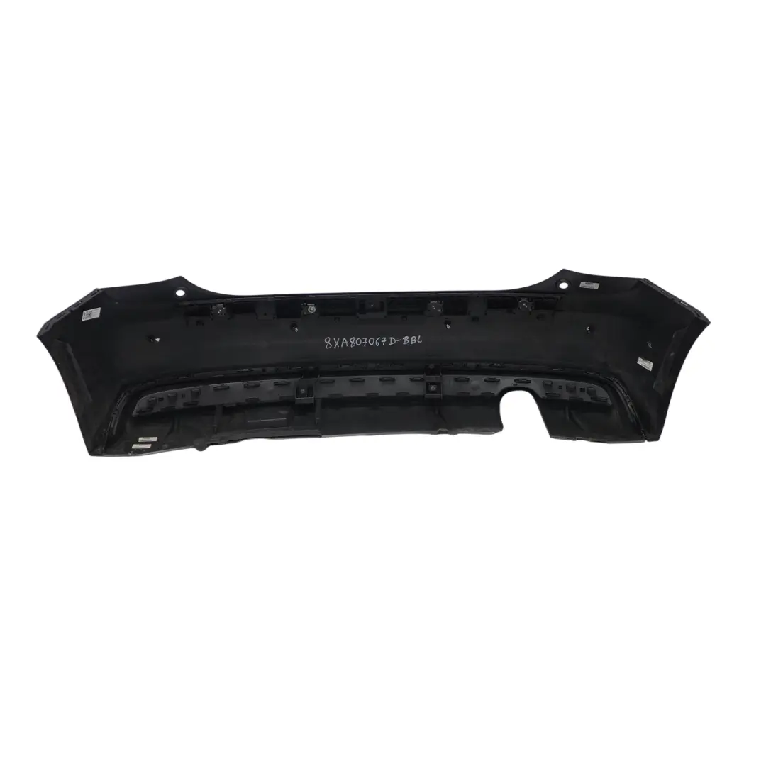 Audi A1 8X Rear Bumper Panel PDC Parktronic Brilliant Black Metallic - LY9B - SKU 8XA807067D-BBL - Part number 8XA807067D