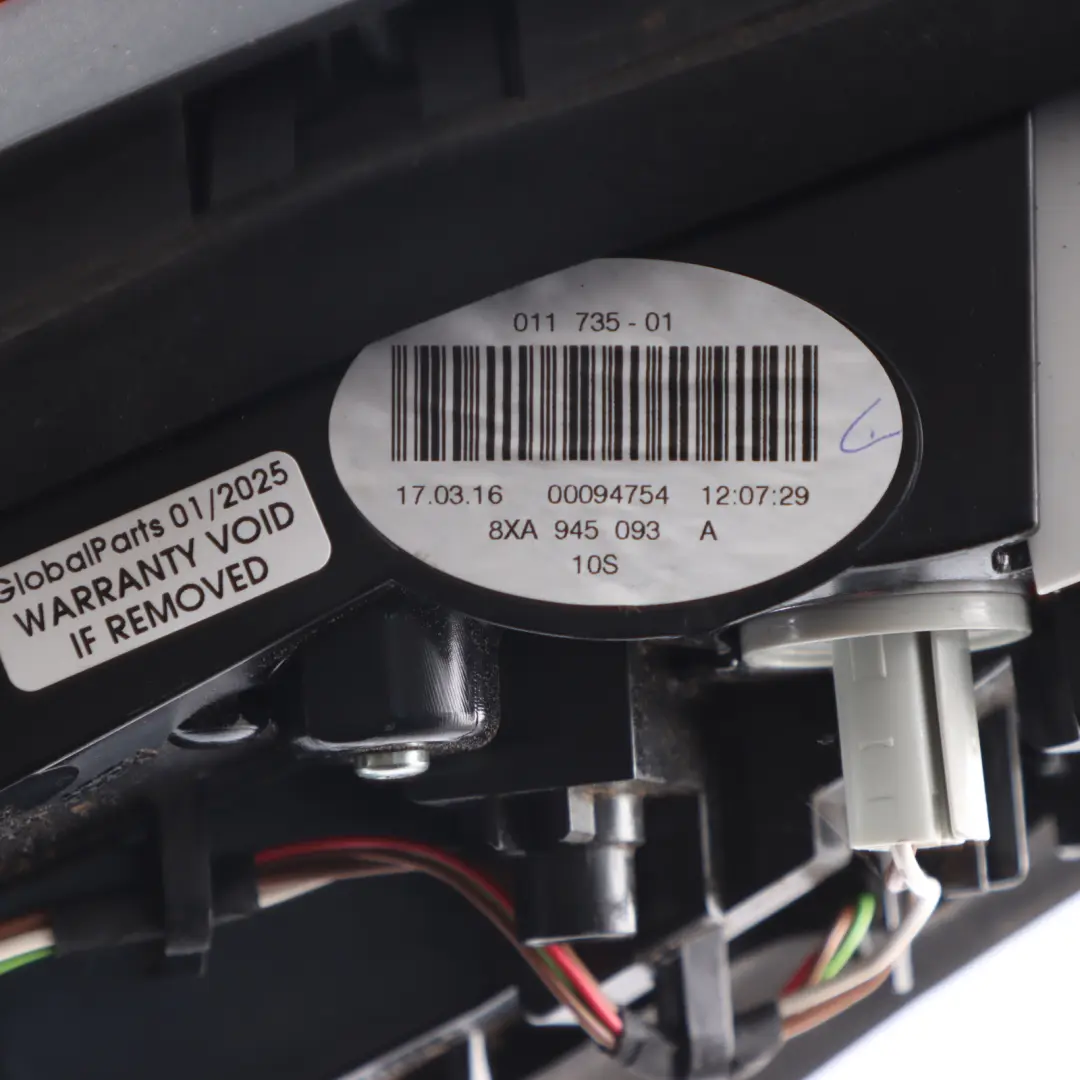 Audi S1 8X Heck Klappen Leuchte Hinten Links - SKU 8XA945093A - Teilenummer 8XA945093A