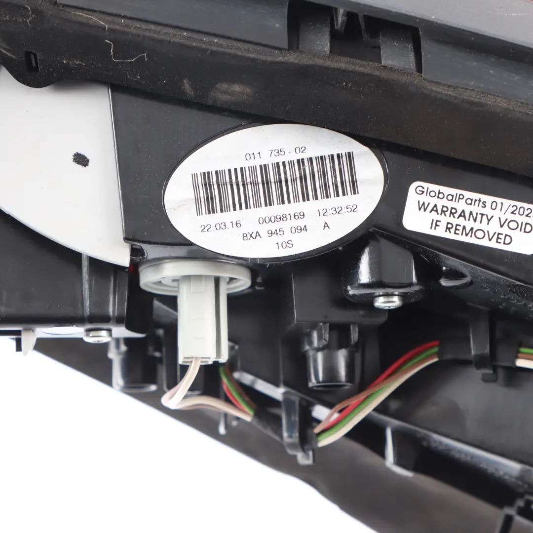 Audi S1 8X Trunk Lid Tailgate Light Lamp Rear Right O/S - SKU 8XA945094A - Part number 8XA945094A
