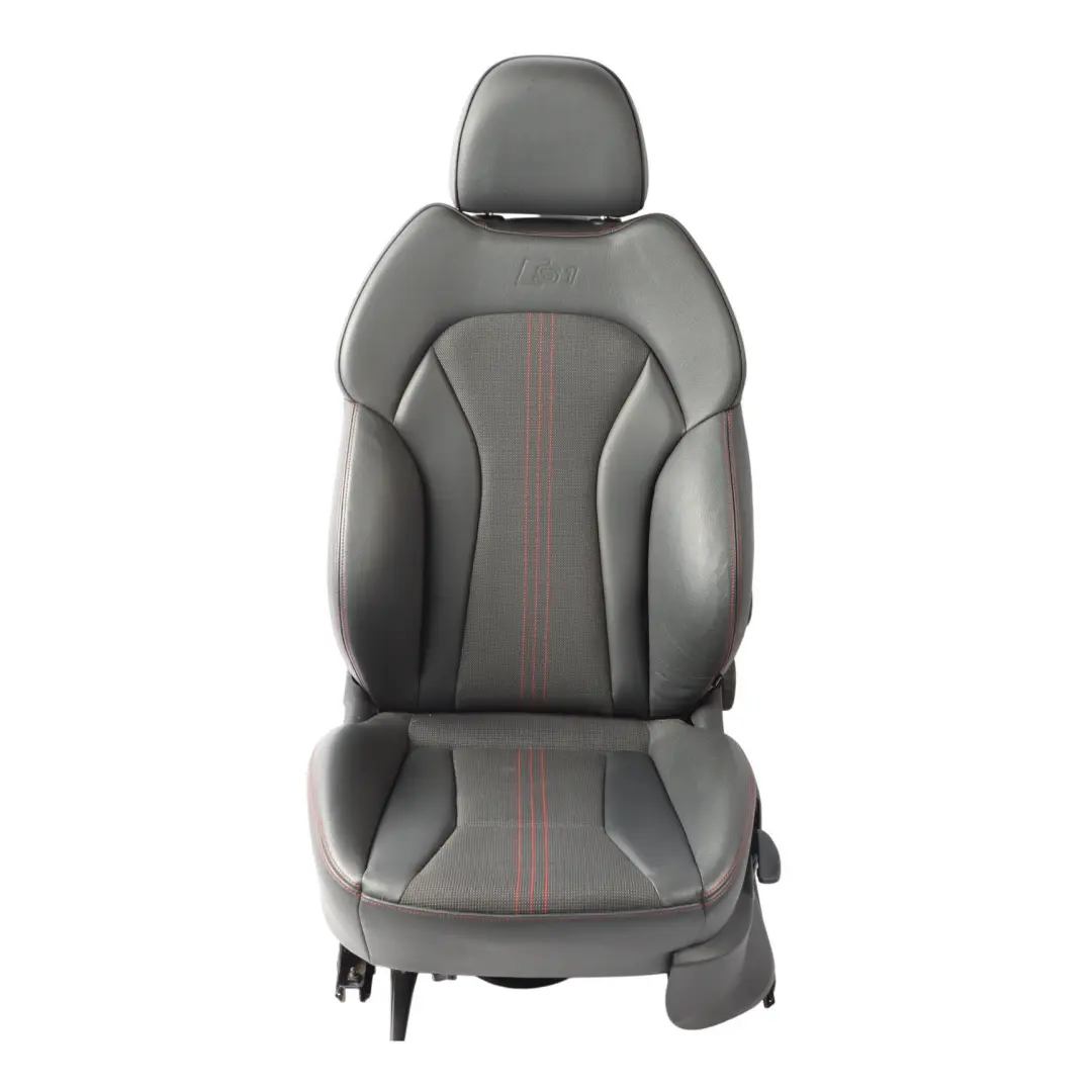 Door Sport Seat Front Left N/S Half Leather Black Soul Tomato Red to Audi S1 8X 5 with Part number 8XG881805 Audi S1 8X 5 Door Sport Seat Front Left N/S Half Leather Black Soul Tomato Red - SKU 8XG881805 - Part number 8XG881805