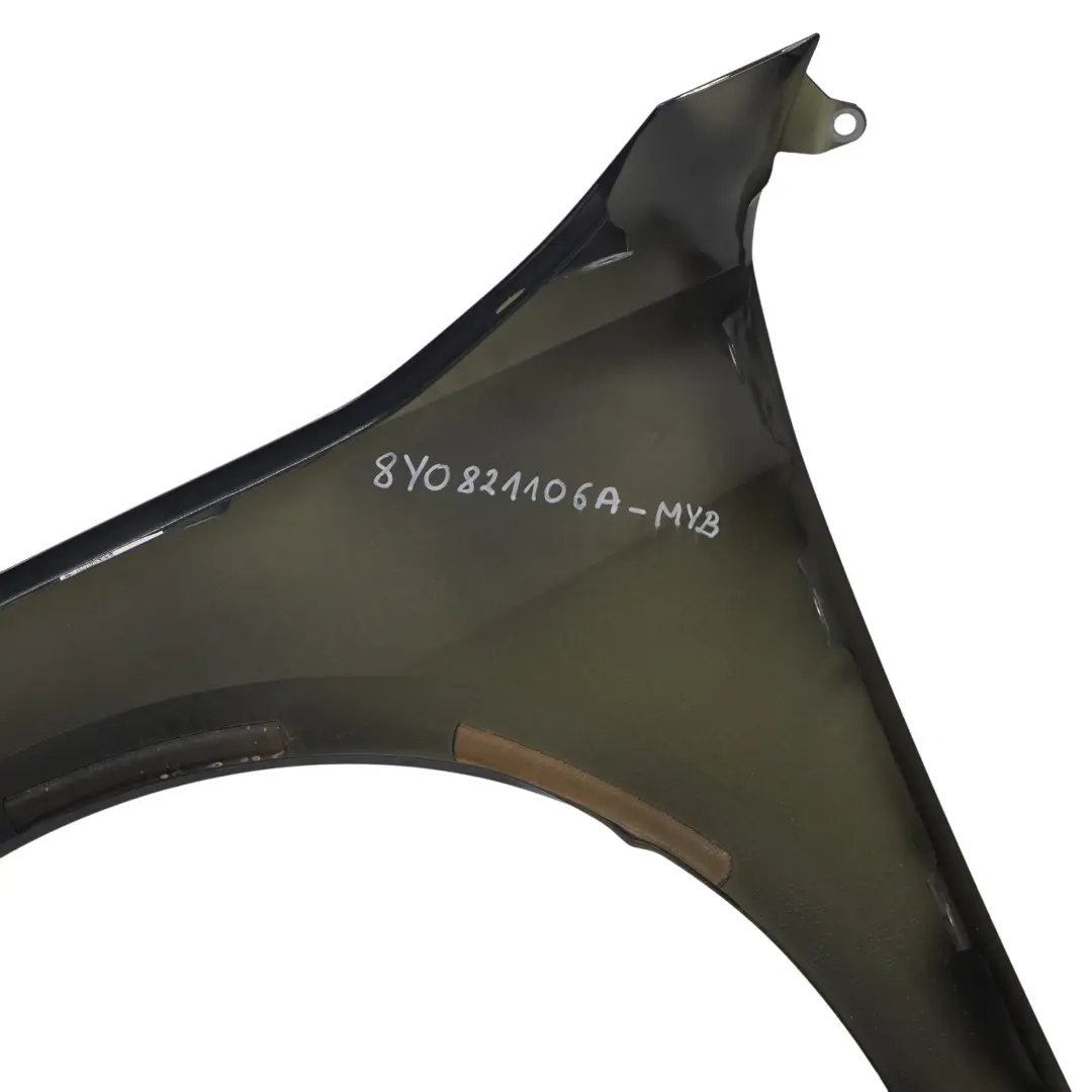 8Y Panneau latéral avant droit Aile Couvercle Mythical Black - Y9T pour Audi A3 S3 à propos du numéro de pièce 8Y0821106A Audi A3 S3 8Y Panneau latéral avant droit Aile Couvercle Mythical Black - Y9T - SKU 8Y0821106A-MYB - Numéro de pièce 8Y0821106A