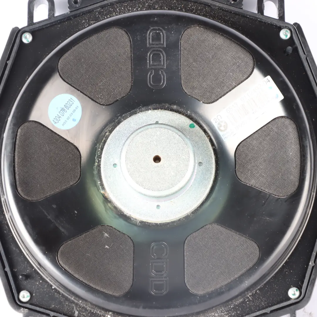 Hi-Fi Central Bass Speaker Woofer Loudspeaker Audio Unit to BMW X6 E71 with Part number 9112492 BMW X6 E71 Hi-Fi Central Bass Speaker Woofer Loudspeaker Audio Unit - SKU 9112492 - Part number 9112492