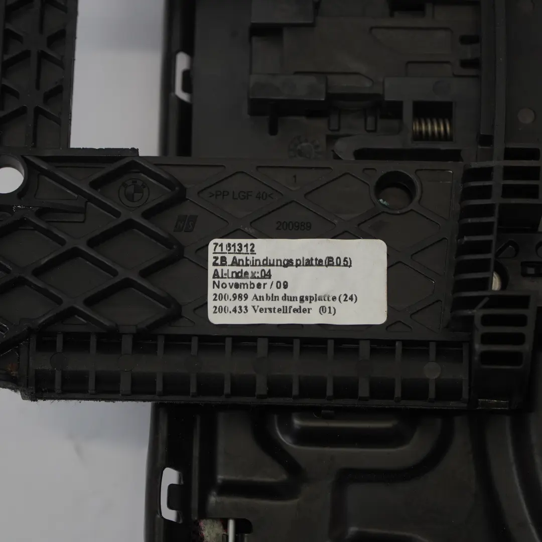 Sitz Oberschenkel BMW E81 E82 Sport Unterstützung Beinhalter Träger für mit Teilenummer 9124299 Sitz Oberschenkel BMW E81 E82 Sport Unterstützung Beinhalter Träger - SKU 9124299 - Teilenummer 9124299