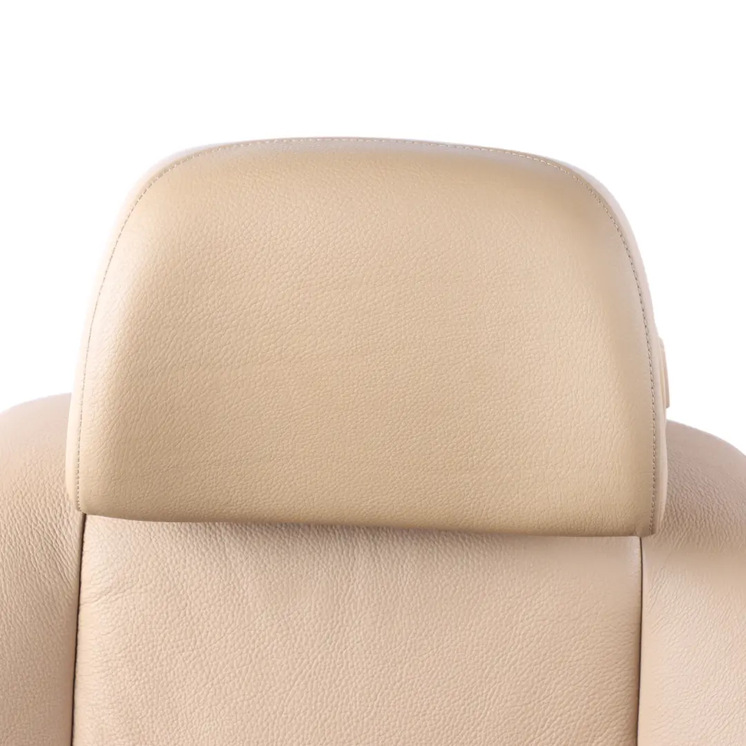 Front Left N/S Interior Leather Dakota Natural Brown to BMW E60 E61 Sport Seat with Part number 9126327 BMW E60 E61 Sport Seat Front Left N/S Interior Leather Dakota Natural Brown - SKU 9126327-2 - Part number 9126327