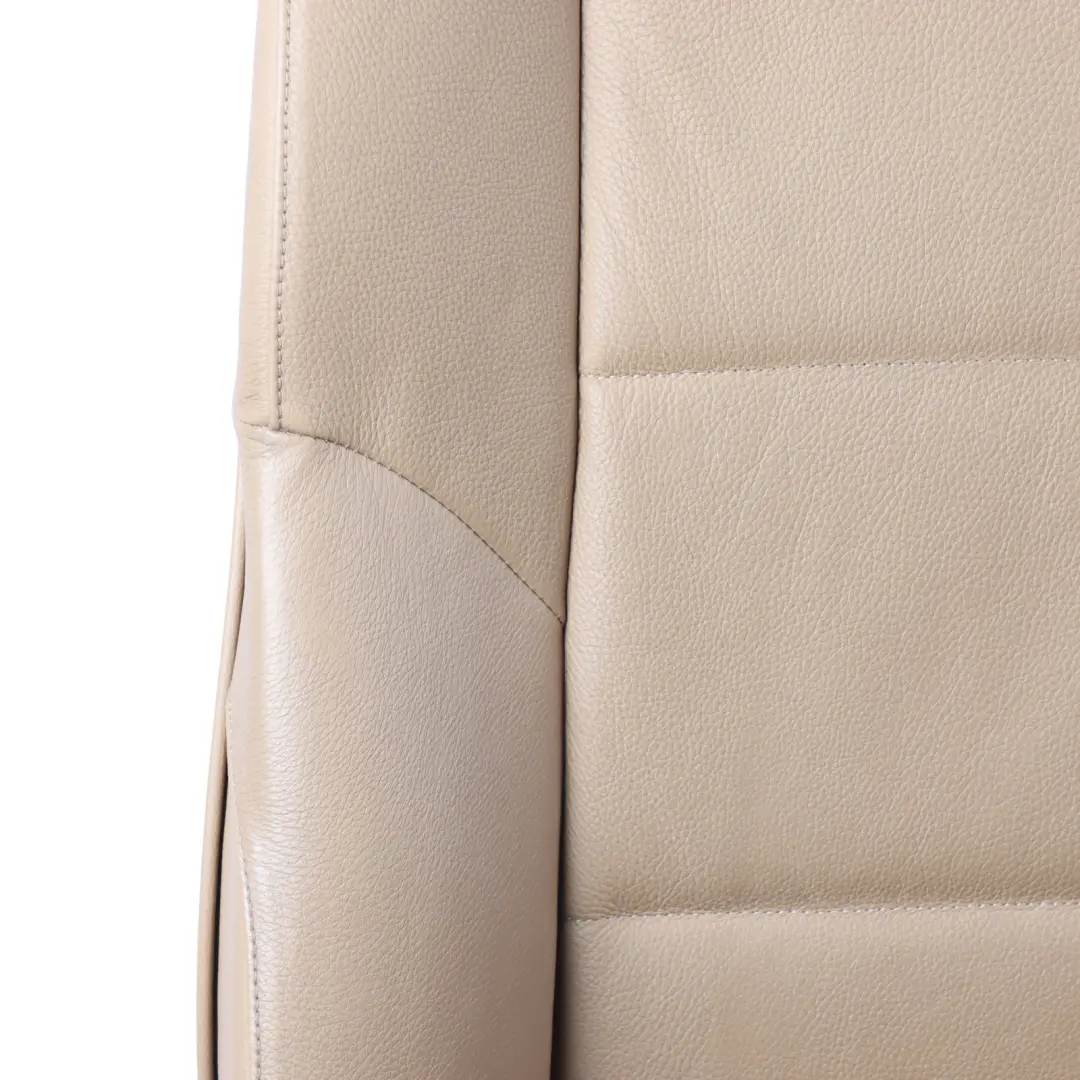 BMW E60 E61 Front Sport Seat Interior Leather Dakota Natural Brown Left N/S - SKU 9126327-2 - Part number 9126327